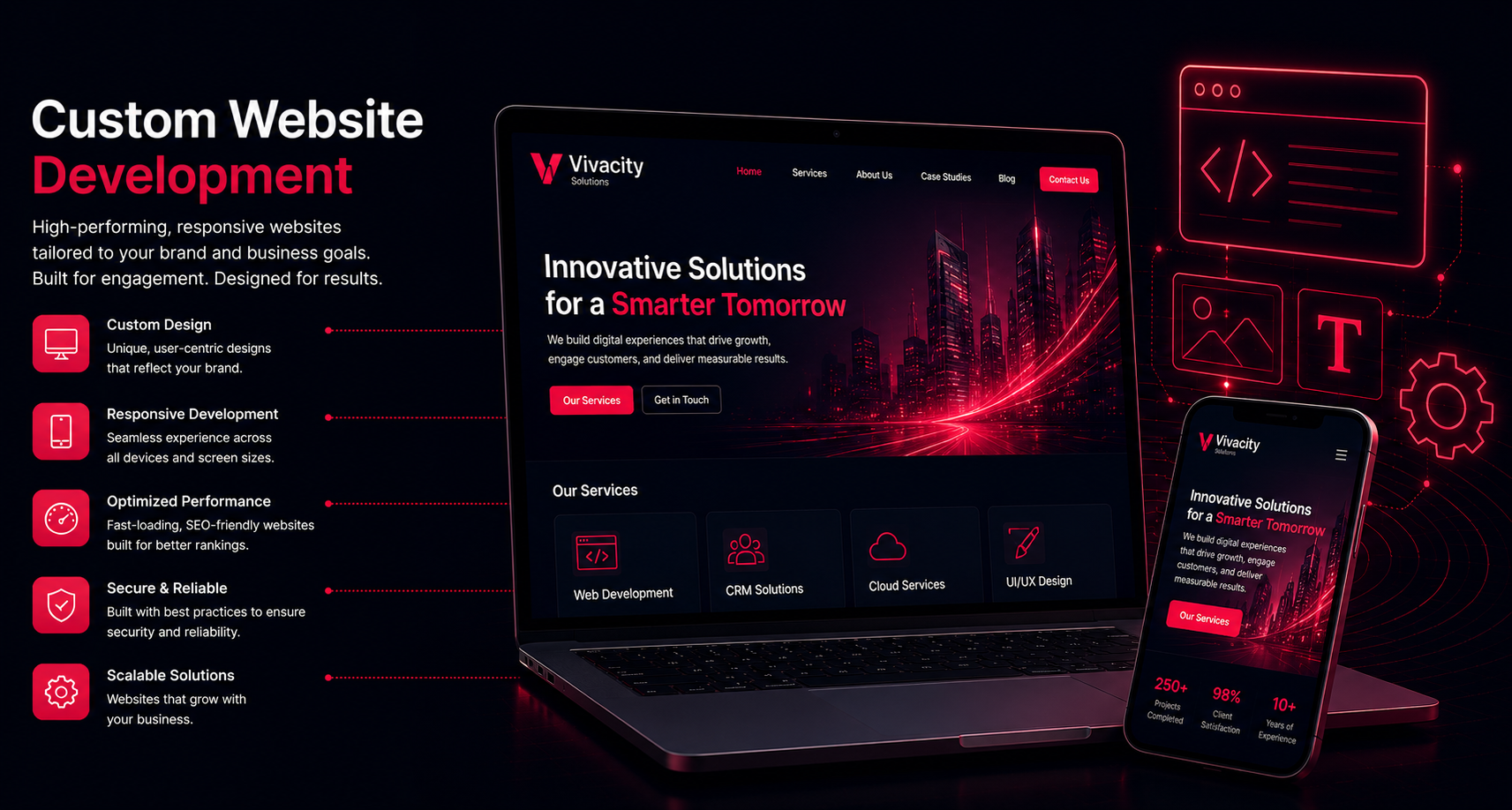 Website Development — key visual